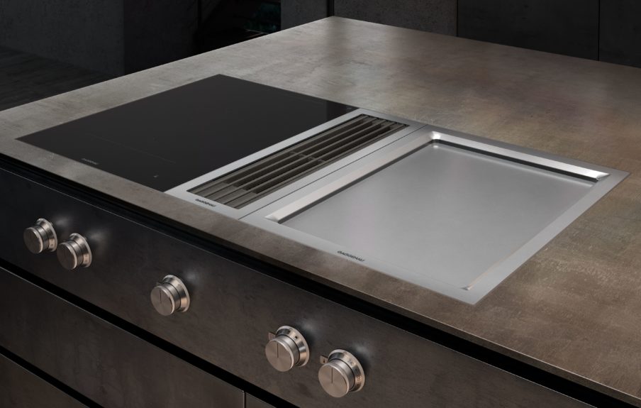 Gaggenau Kochfeld und Teppan Yaki mit Muldenlüftung