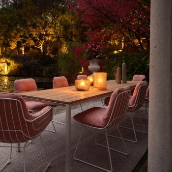 Freifrau | Outdoorkollektion Tisch und Sessel | Lehner Raumkonzept