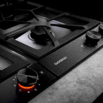 Detailansicht eines Gaggenau-Kochfeldes
