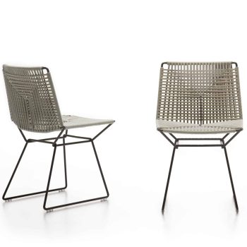 Outdoor-Stühle von mdf italia, erhältlich bei Lehner Raumkonzept