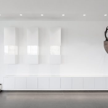 Edles Sideboard im Wohnbereich, Wien, Österreich